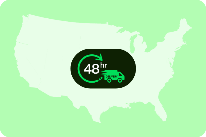 Fast, Efficient Shipping—Within 48 Hours